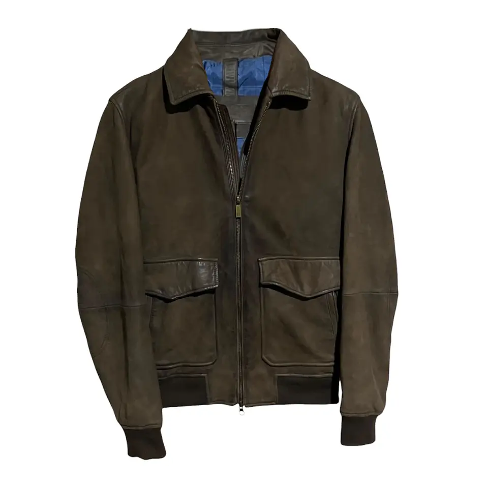 Chaqueta de Cuero Massimo Dutti Talla M (S/M Revisar medidas) 1