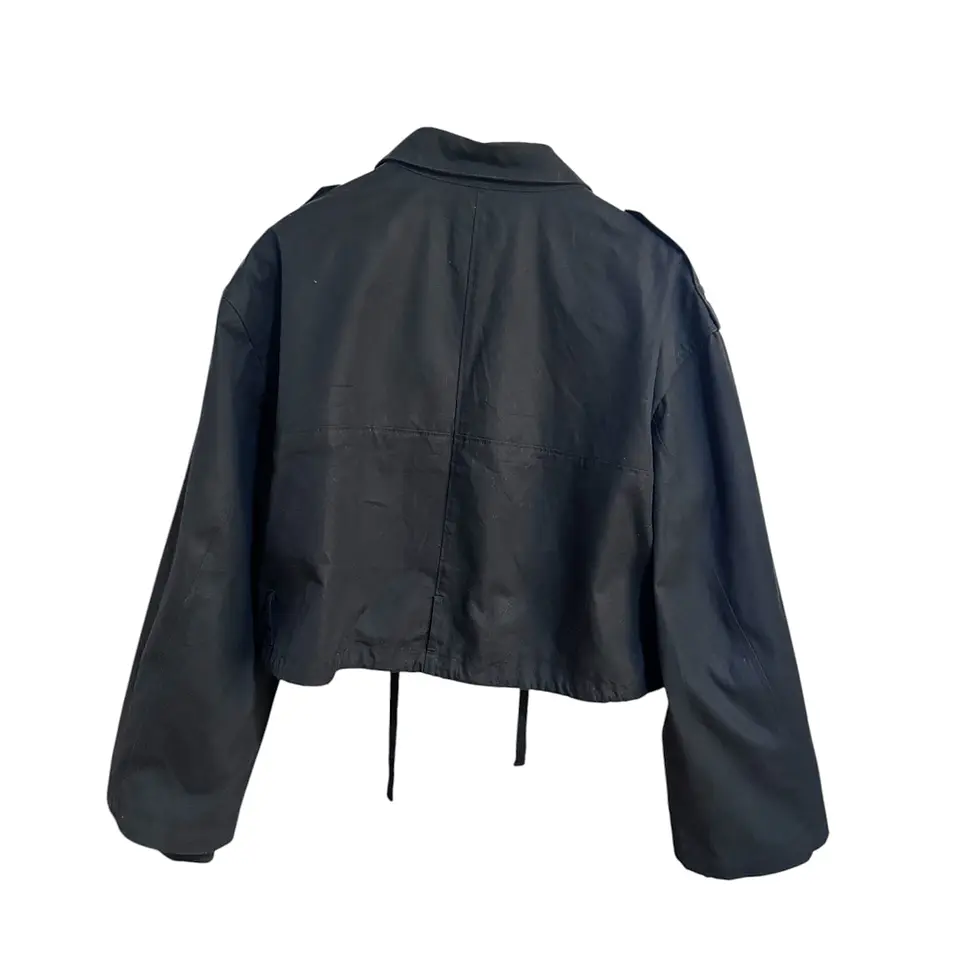 Chaqueta Encerada (Waxed) Faith Conexxion Military Boxy Fit Wax Jacket Talla S  3