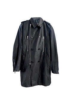 Trench Encerado The Kooples Paris Talla M ( revisar medidas)