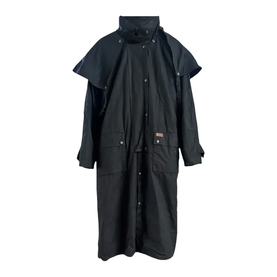 Abrigo Chaqueta Encerada (Waxed) Outback Low Rider Duster Wax Coat Talla M-L 1