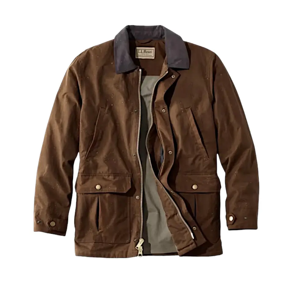 Chaqueta Encerada (Waxed) LL Bean Double L Wax Cotton Upload Coat  Talla XXL  1