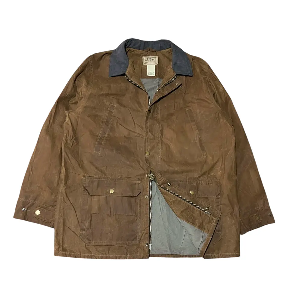 Chaqueta Encerada (Waxed) LL Bean Double L Wax Cotton Upload Coat  Talla XXL  2