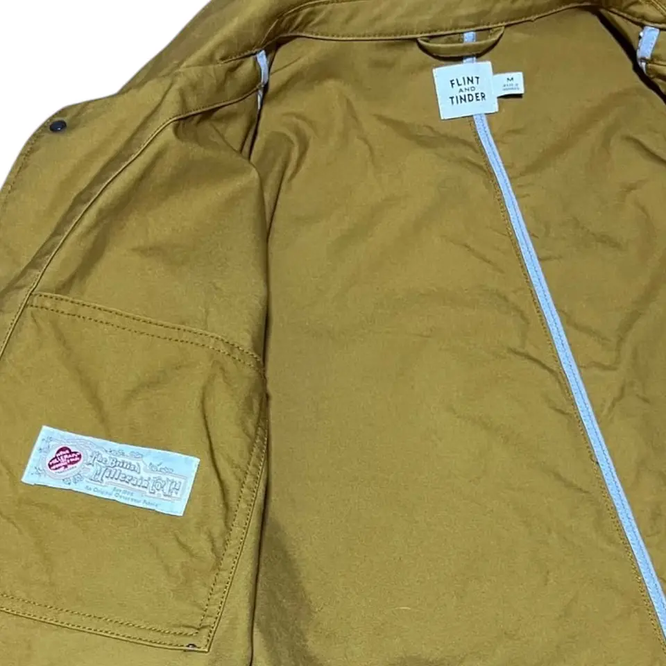 Chaqueta Encetada (Waxed) Flint & Tinder Drift Wax Jacket Talla M  5