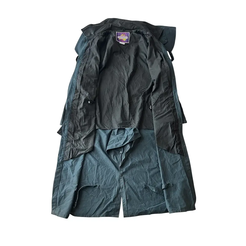 Abrigo Chaqueta Encerada (Waxed)  Australian Outfiters Wax Coat Talla XL  2