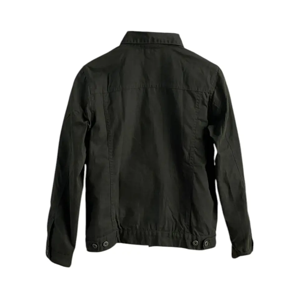 Chaqueta Encerada (Waxed) Flint and TInder Flannel-Lined Wax Trucker Jacket Talla S  5
