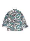 Coat Man's Combat Tropical Camo Vintage 70s Talla Small Regular