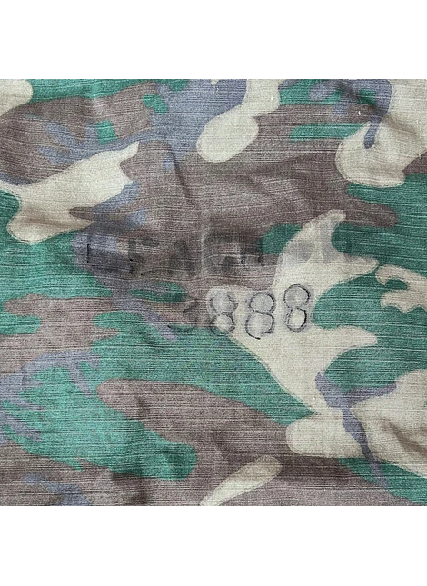 Coat Man's Combat Tropical Camo Vintage 70s Talla Small Regular