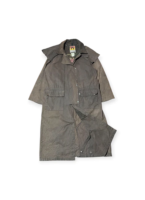 Kakadu Traders Abrigo Encerado Ironbark Talla L-XL (Revisar medidas)