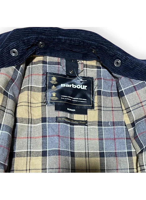 Barbour A201 Border Waxed Jacket Talla L 40/102CM (Revisar Medidas)