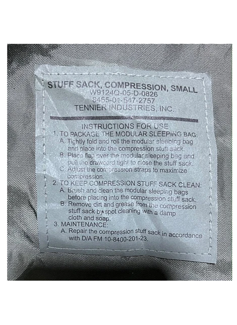 Bolso Militar Stuff Sack Compression Small