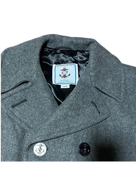 Abrigo Navy Peacoat Sterlingwear of Boston Talla 42 (L Revisar medidas)