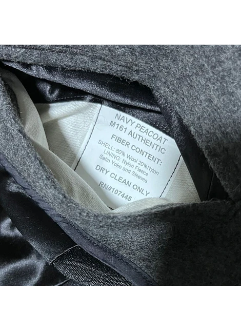 Abrigo Navy Peacoat Sterlingwear of Boston Talla 42 (L Revisar medidas)