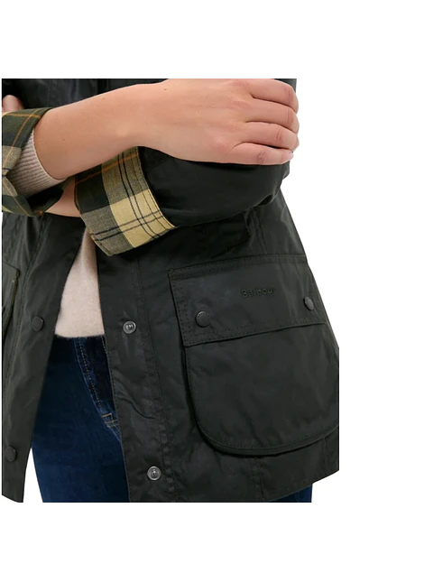 Barbour Beadnell Waxed Jacket Talla 8 UK ( S Revisar medidas)