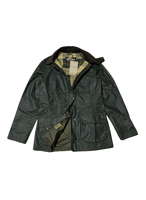 Barbour Beadnell Waxed Jacket Talla 8 UK ( S Revisar medidas)