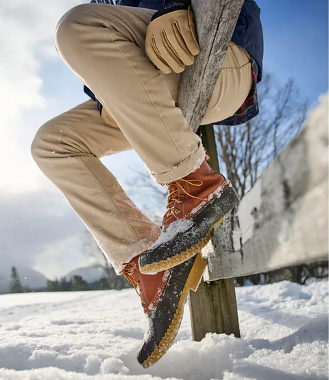 LL Bean Men´s Bean Boots Shearling Lined 28,5 CM