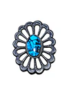 Wilson & Carol Begay  Hebilla Navaja Plata 