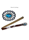 Wilson & Carol Begay  Hebilla Navaja Plata 