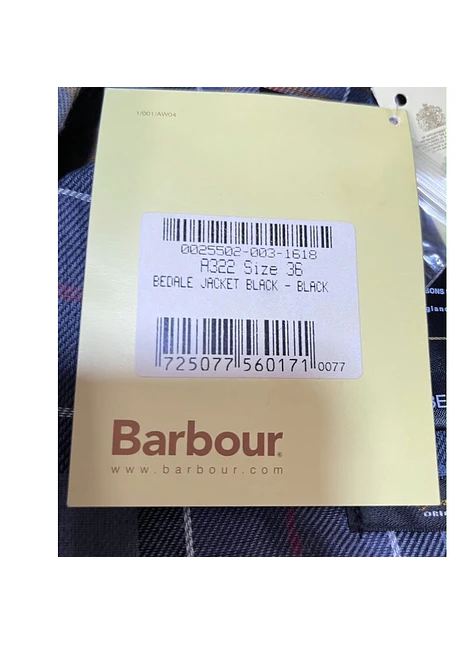 Barbour Bedale Wax Jacket Talla C36/91CM (Revisar medidas)