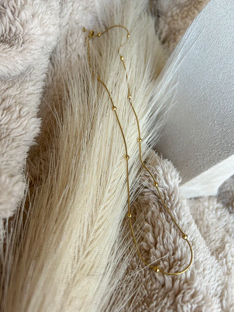 Lira - Colar Dourado