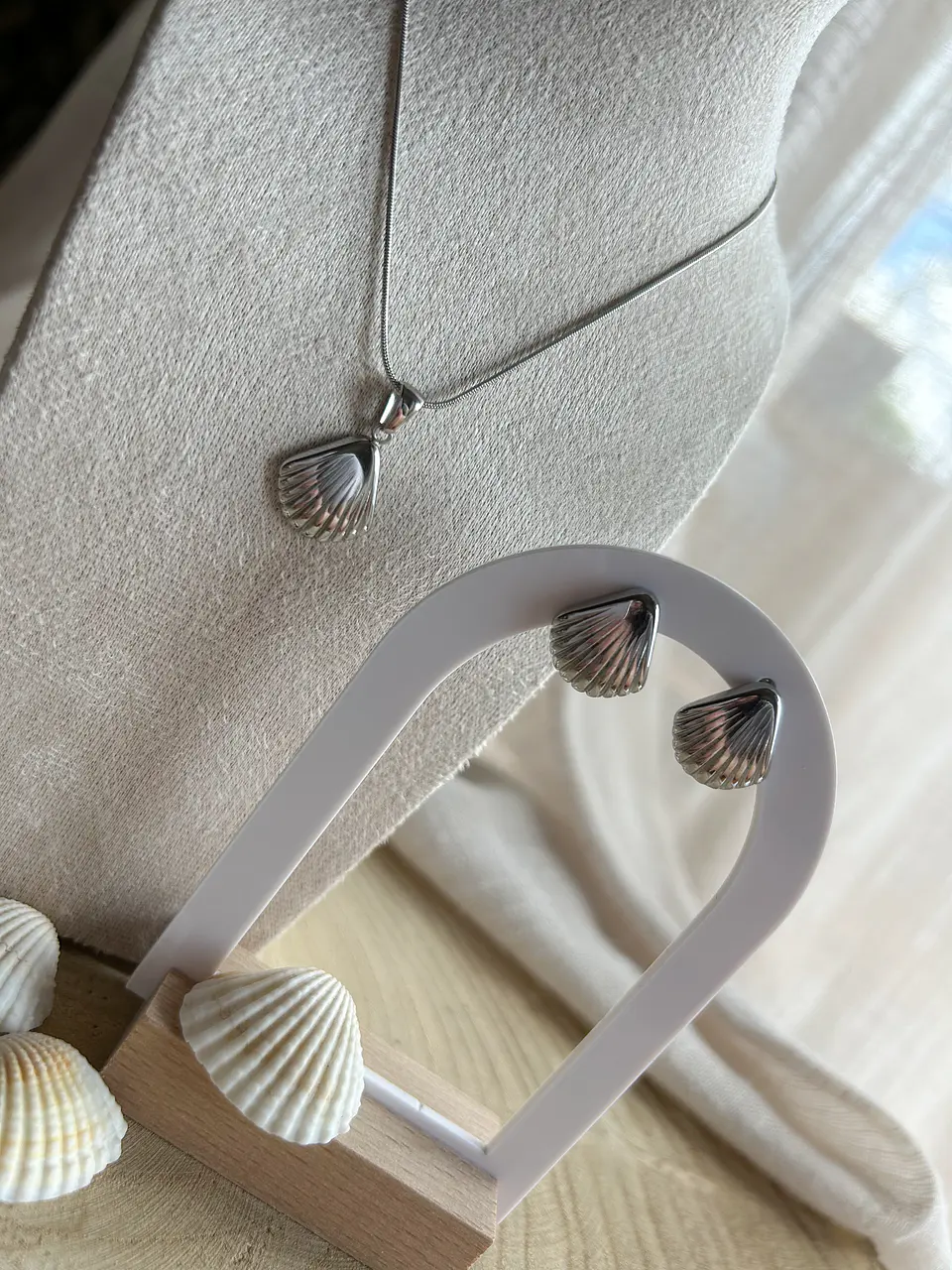 Areia - Conjunto colar e brincos 1