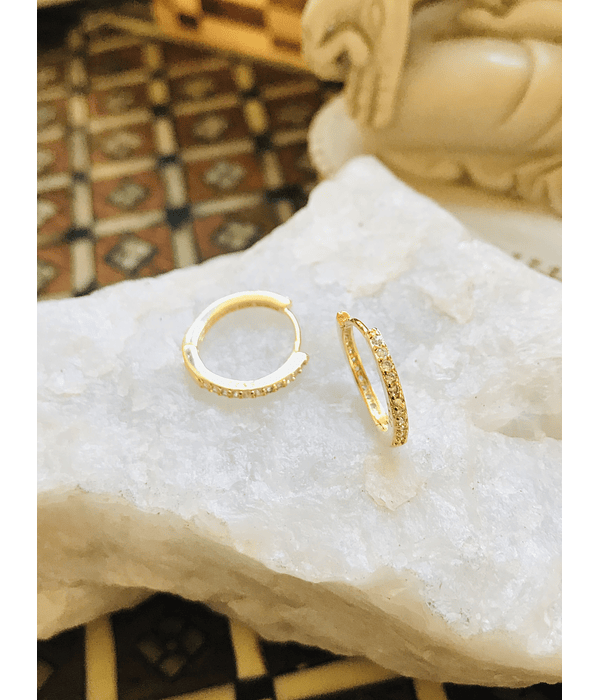 Argollas Simple Bright Gold