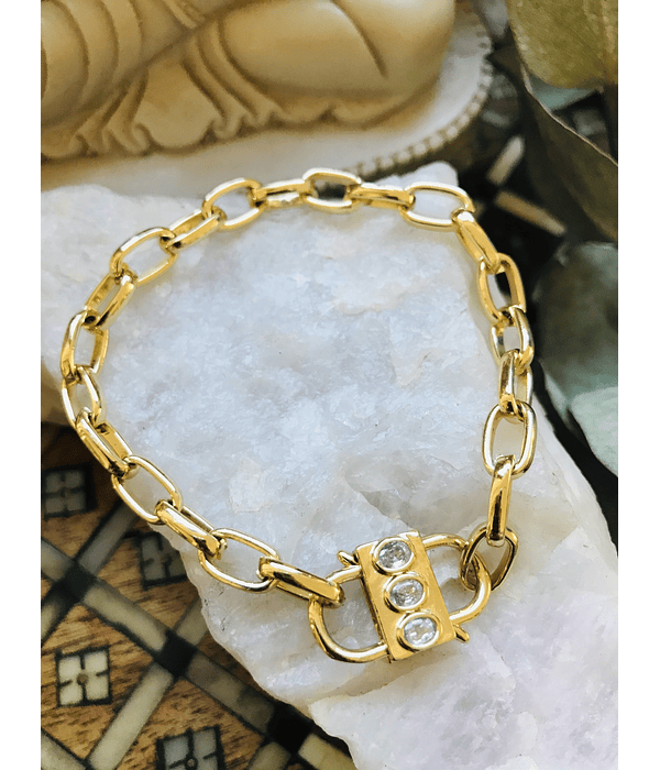 Pulsera Stronger Gold