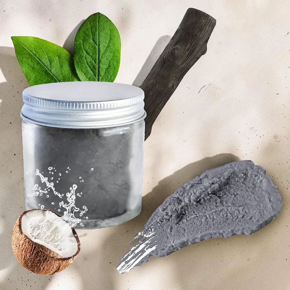 Charcoal Detox Facial Cleansing Dough 1