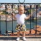 Calção com estampado floral e laço - Thumbnail 1