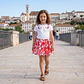 Saia acetinada estampada - Thumbnail 1