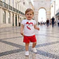T-shirt com estampado e laço - Thumbnail 1