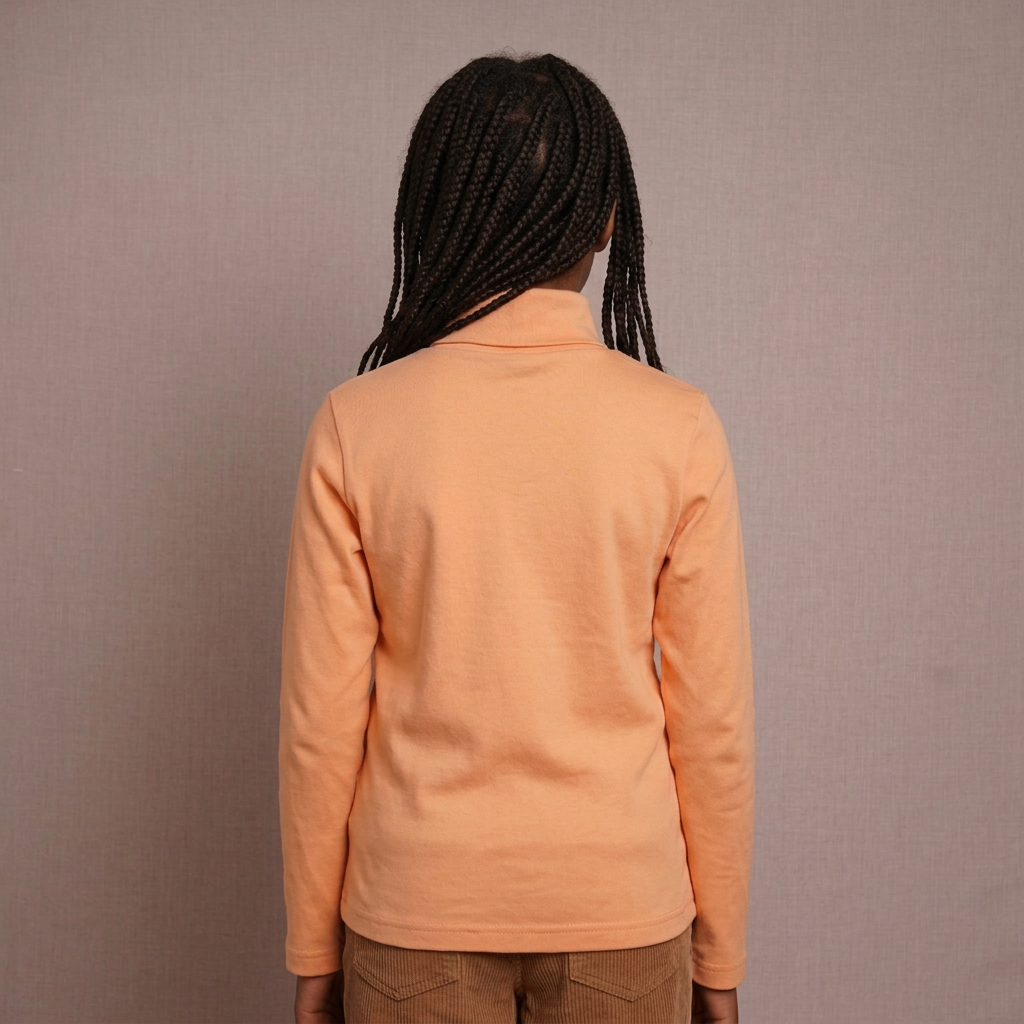 Camisola Gola Alta Salmão 3