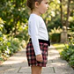 Calções Xadrez com cinto - Thumbnail 2