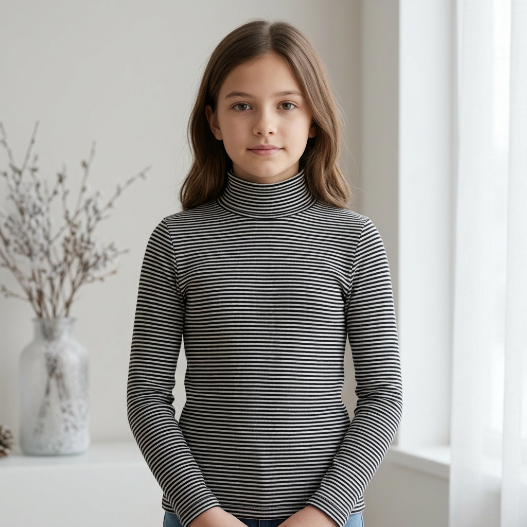 Camisola Gola Alta Riscas 1