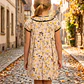 Vestido Bombazine Amarelo Laço - Thumbnail 3