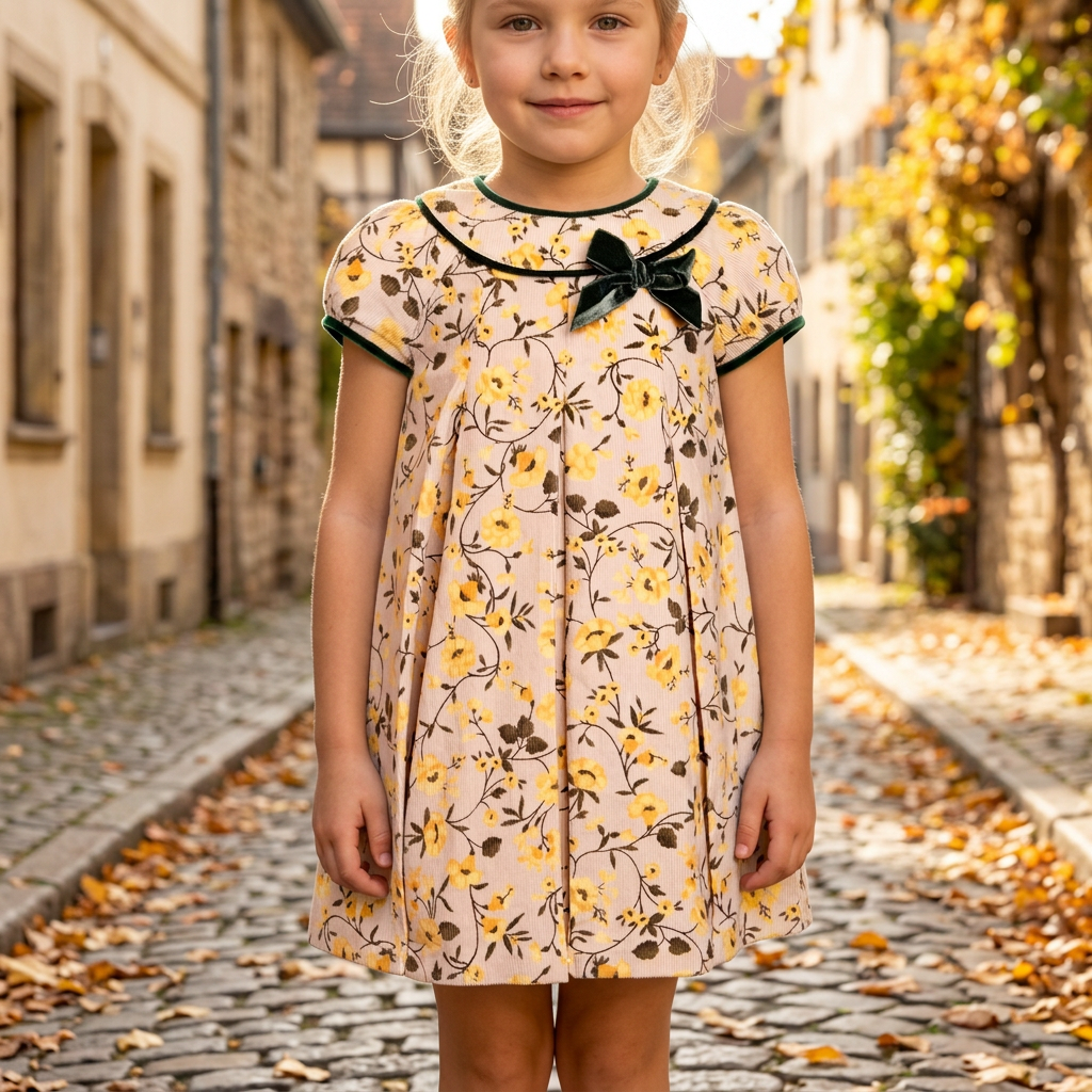 Vestido Bombazine Amarelo Laço 1