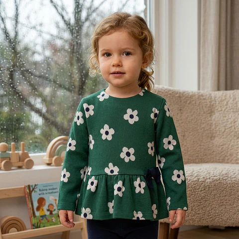 Camisola Jacquard Flores