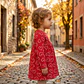 Vestido Jacquard Vermelho - Thumbnail 2