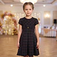 Vestido Xadrez Lurex Azul - Miniatura 1