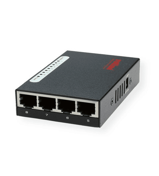 ROLINE Fast Ethernet Switch, Pocket, 8 Ports