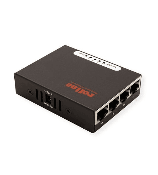 ROLINE Gigabit Ethernet Switch, Pocket, 4 Ports