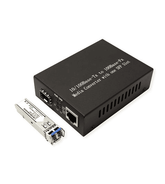 VALUE 10/100 Fast Ethernet Adaptador, RJ45 para GBIC LC