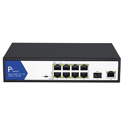 VALUE Ethernet PoE Switch, 8x PoE + 1GbE + 1SFP