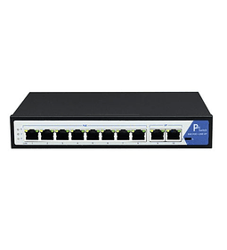 VALUE Gigabit PoE Switch, 10/100/1000, 8x PoE, 2x Uplink