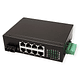 ROLINE Industrial Switch, Fast Ethernet, 7x RJ45, 1x SC, unmanaged