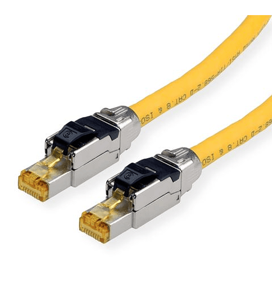 ROLINE S/FTP (PiMF) PatchCord Cat.8/Class I, Solid, LSOH