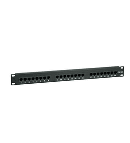 VALUE 19" Patchpanel, Cat.5e/Class D, 24 Ports, UTP, black