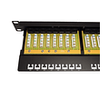 VALUE 19" Patchpanel, Cat.6/Class E, 24 Ports, UTP, black