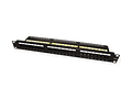 VALUE 19" Patchpanel, Cat.6/Class E, 24 Ports, UTP, black