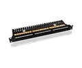 VALUE 19" Patchpanel, Cat.6/Class E, 24 Ports, UTP, black