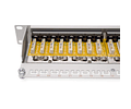 ROLINE 19" Patchpanel, Cat.6/Class E, 24 Ports, STP, lightgrey